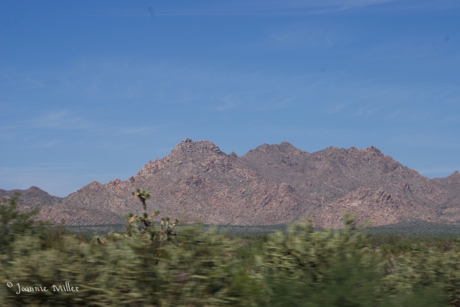 The treeless mountains of Arizona 