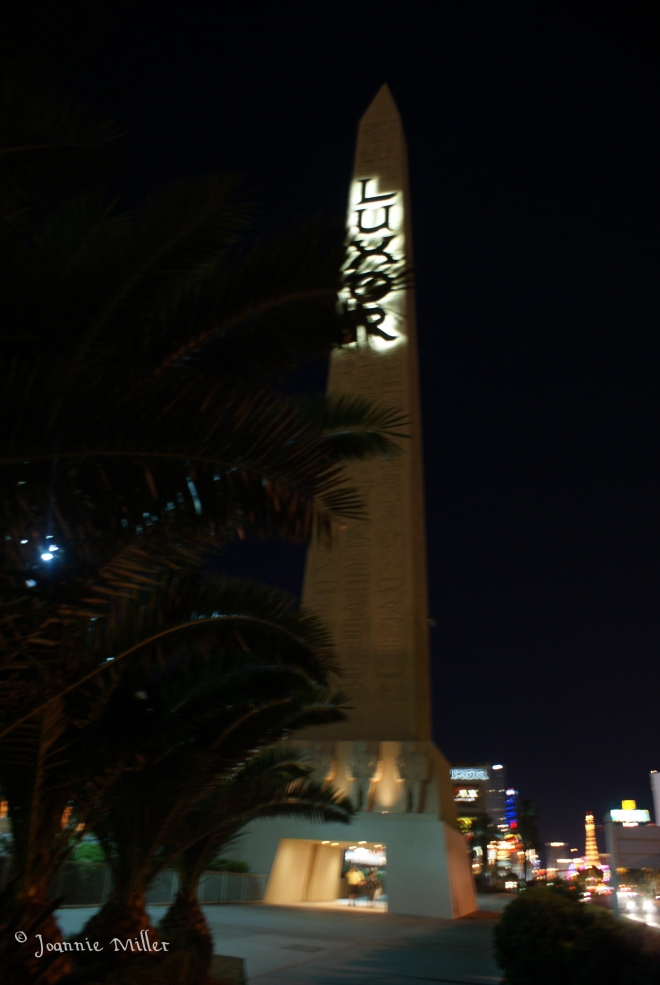 The Luxor Las Vegas Obelisk