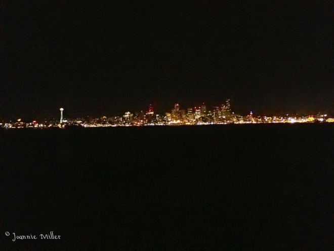 Seattle Lights from the Ferry